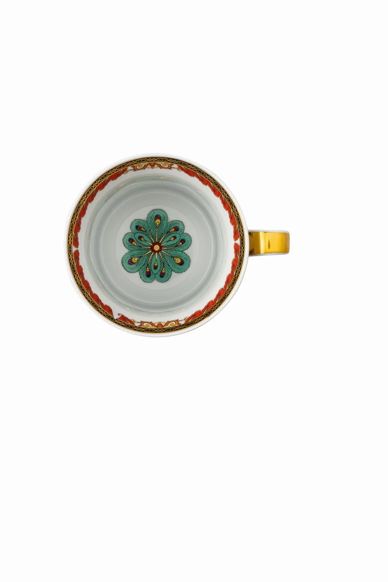 Rosenthal Versace 30 Jahre - Becher mit Deckel 'Marco Polo - 1993'