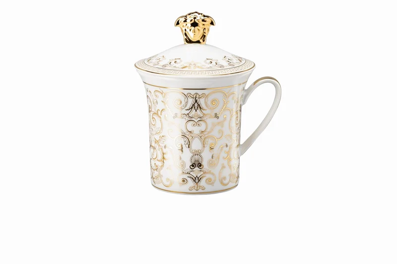 Rosenthal Versace 30 Jahre - Becher mit Deckel 'Medusa Gala - 2014'