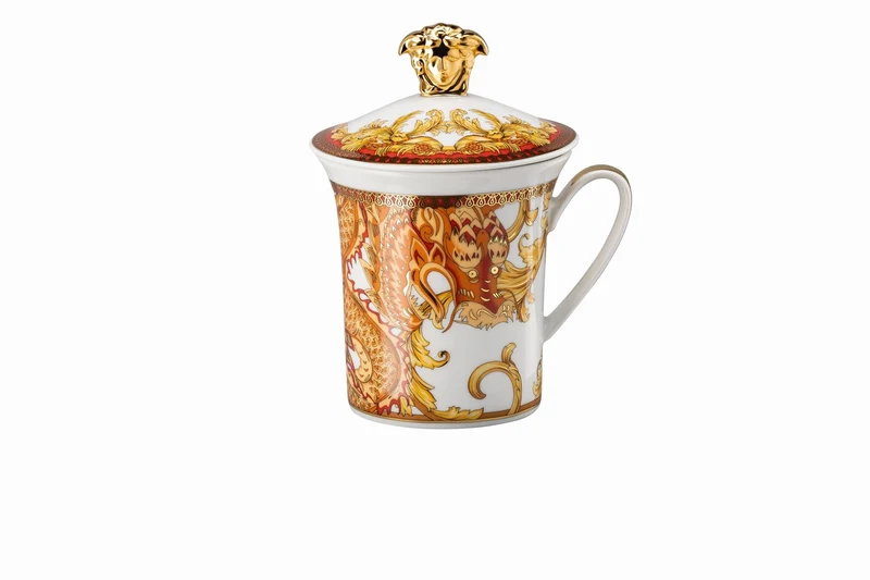 Rosenthal Versace 30 Jahre - Becher mit Deckel 'Asian Dream - 2012'