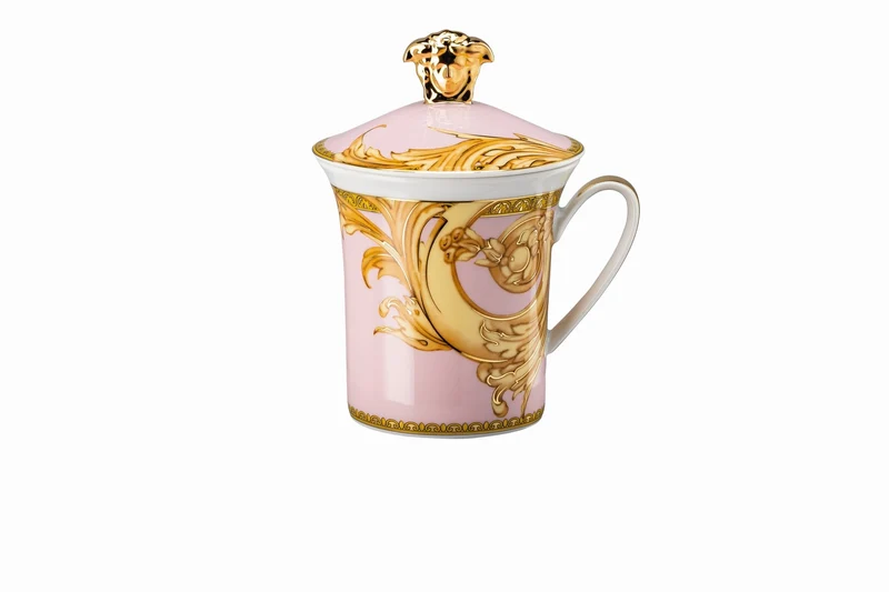 Rosenthal Versace 30 Jahre - Becher mit Deckel 'Les reves Byzantins - 2010'