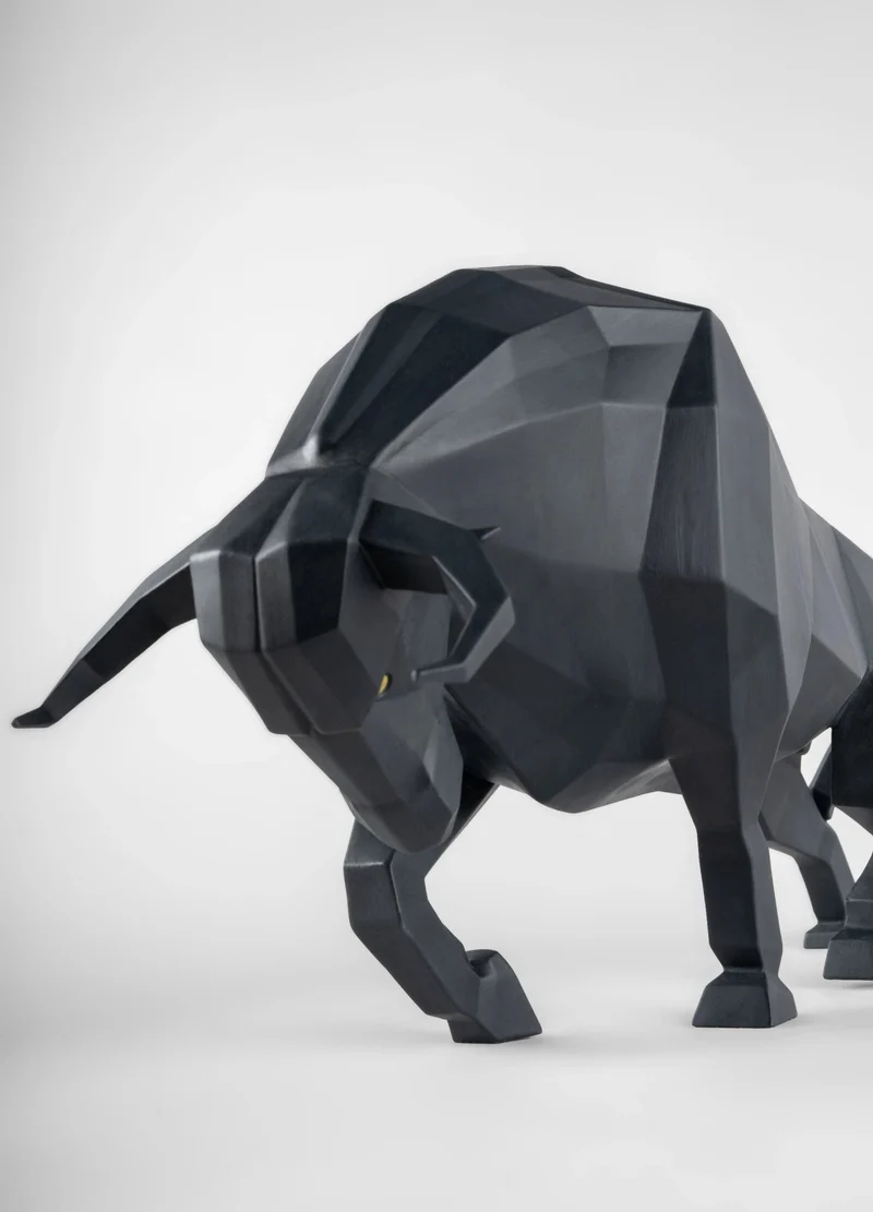 LLADRO® Figur »Bull (matte black) Sculpture - Stier (mattschwarz) 50cm lang « 01009593