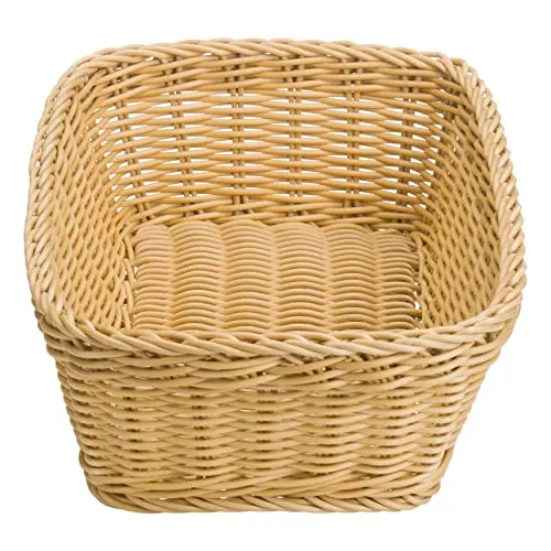 Westmark Mehrzweck-Korb, Geeignet für Hotel und Gastronomie, Rechteckig, ca. 31,5 x 22 x 10 cm, Synthetikfaser, Saleen Edition, Hellbeige, 02020030101
