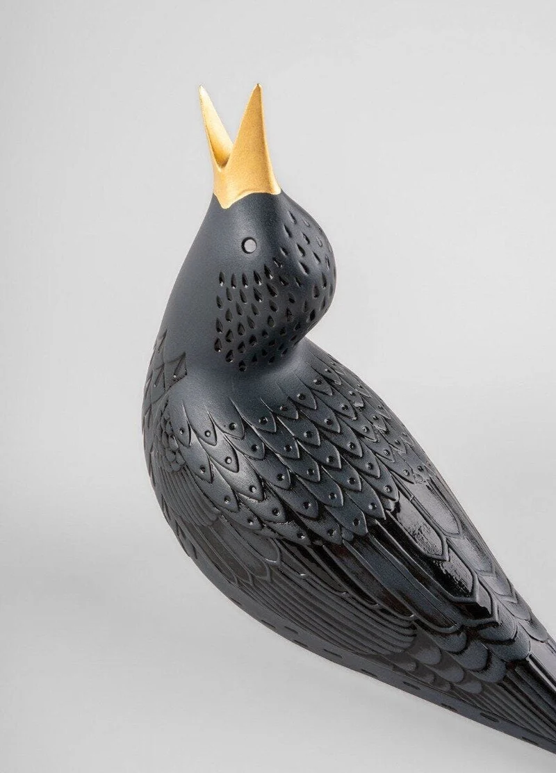 LLADRO® Figur Starling I Figurine. Black 17x19x9cm 01009676 2023
