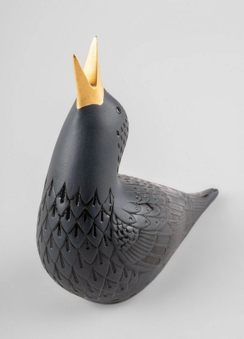 LLADRO® Figur Starling I Figurine. Black 17x19x9cm 01009676 2023