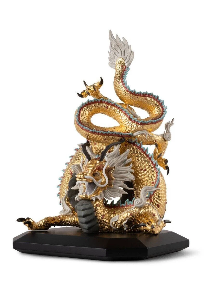 Produkte LLADRO® Figur Schützender Drache - Protective Dragon 62x42x36cm 01002032 2023 limitiert