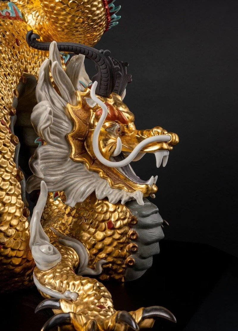 Produkte LLADRO® Figur Schützender Drache - Protective Dragon 62x42x36cm 01002032 2023 limitiert