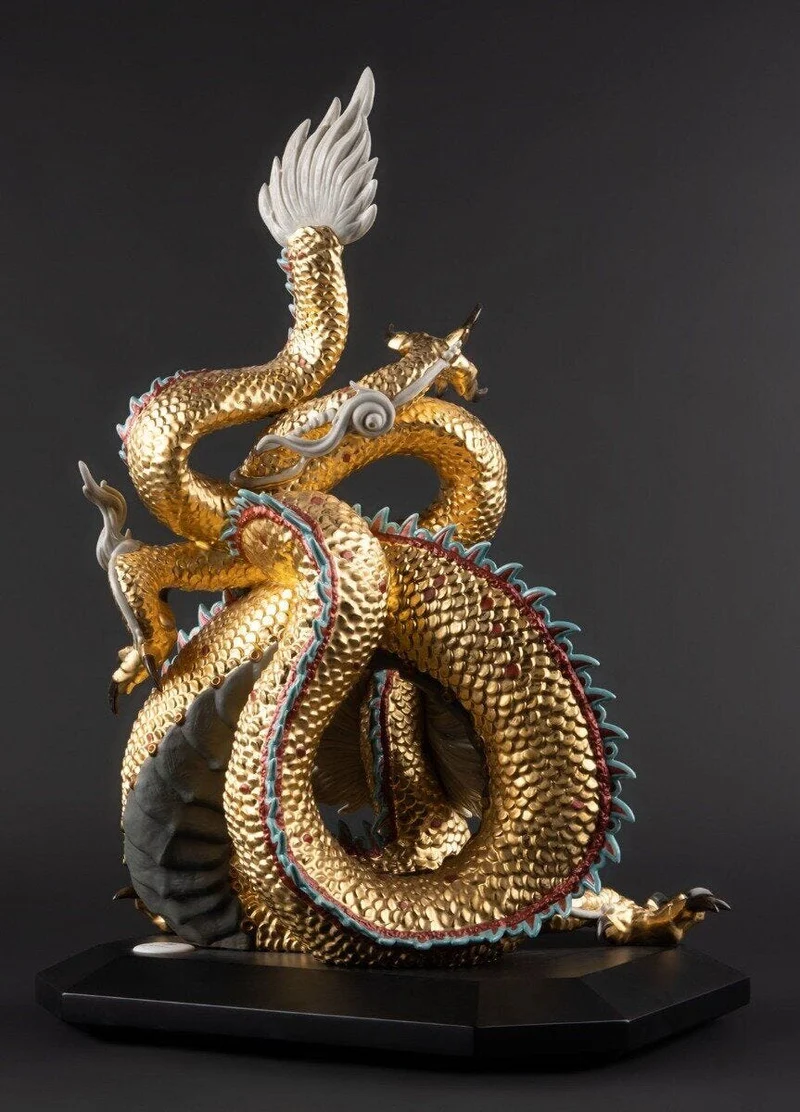 Produkte LLADRO® Figur Schützender Drache - Protective Dragon 62x42x36cm 01002032 2023 limitiert