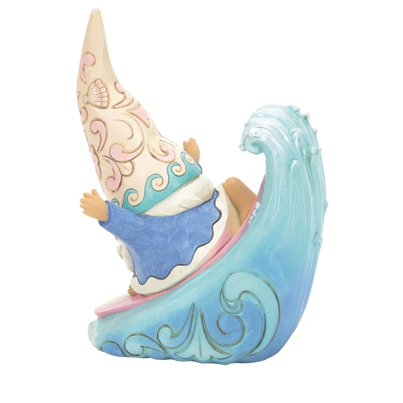 Jim Shore Figuren - Küstenzwerg-Surfen - Coastal Gnome Surfin - 14cm
