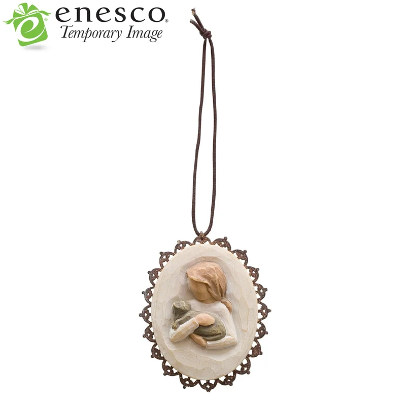 Willow Tree Figur 'Kindness girl Metal-edged Ornament - Kindness Mädchen 5,5cm h'