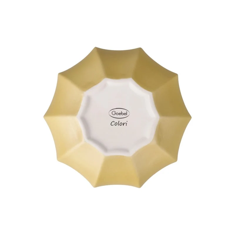 Goebel Accessoires Colori Vase 'Concave champagner' 2023