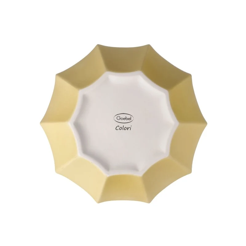 Goebel Accessoires Colori Vase 'Concave champagner' 2023
