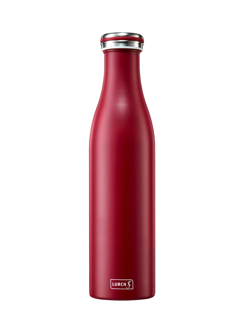 LURCH, Isolier-Flasche Edelstahl 0,75l bordeaux