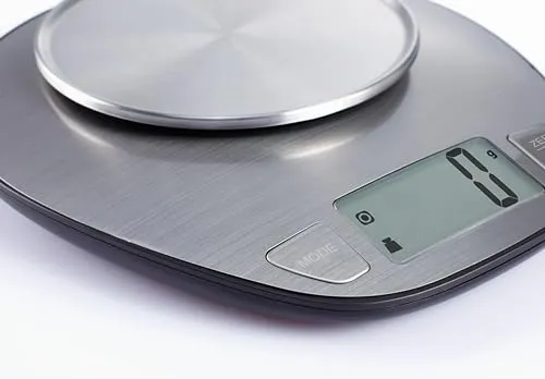 EXZACT Digitale Küchenwaage Edelstahl - Elektronische Kochwaage mit Abnehmbarer Schüssel zum Backen und Kochen - Tara-Funktion - Max 5 kgs - küchenwaage mit schüssel