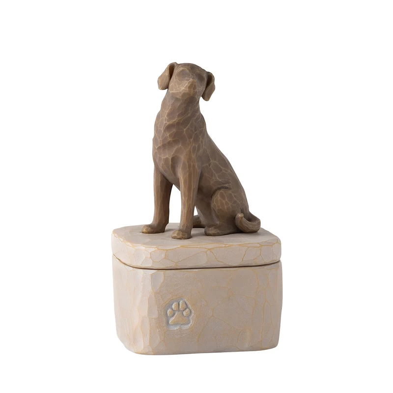 Willow Tree Figur 'Love my Dog (Dark) Box - Liebe meinen Hund h 12.7cm' 2023