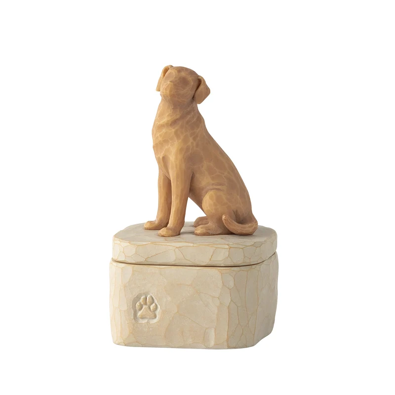 Willow Tree Figur 'Love my Dog (Golden) Box - Liebe meinen Hund h 12.7cm' 2023