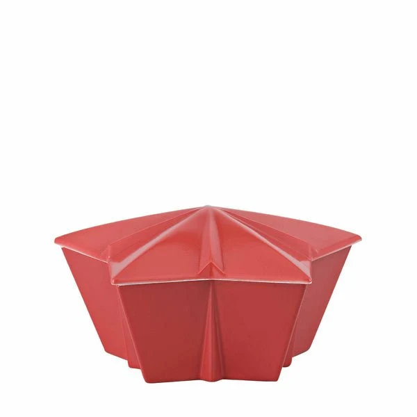 Hutschenreuther Xmas Geschenkserie Stern Rot - Dose 9cm