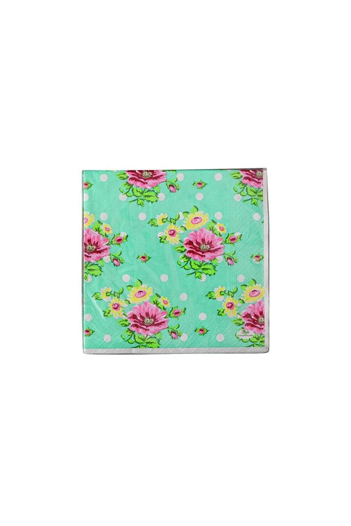 Hutschenreuther Ostern Springtime Flowers Türkis 'Servietten 33x33/20'