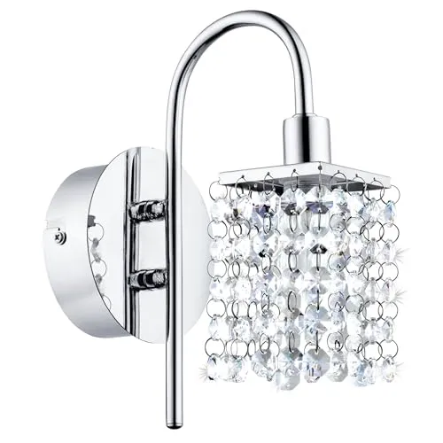 EGLO LED Wandlampe Almonte, Wandleuchte Bad Badezimmer