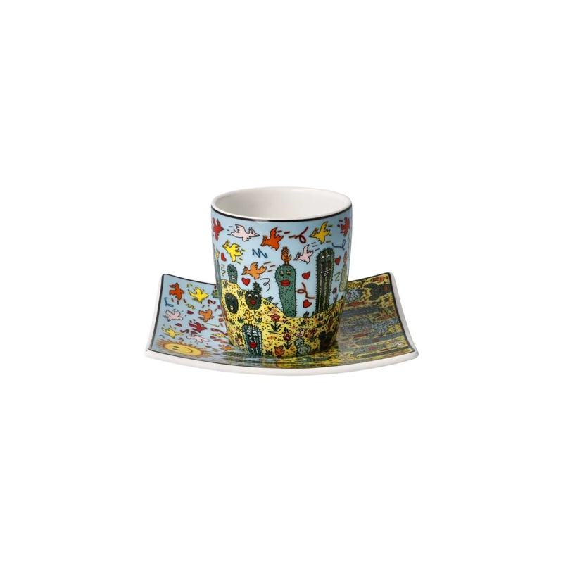 Goebel Pop Art James Rizzi Espressotasse 'Desert Life' 2023