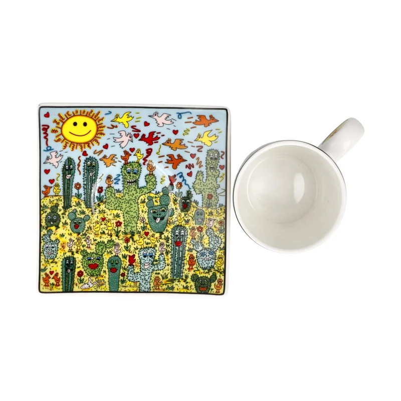 Goebel Pop Art James Rizzi Espressotasse 'Desert Life' 2023