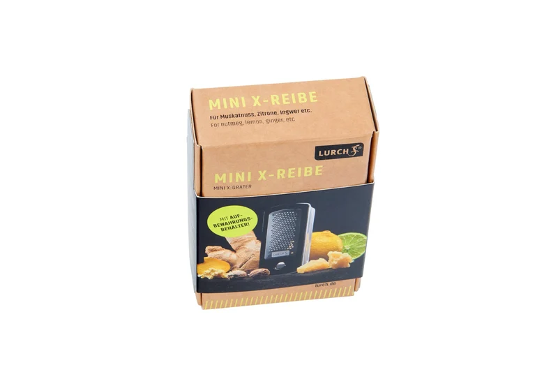 LURCH X-Serie RazorTech Reibe Mini Muskatnuss/fein schwarz