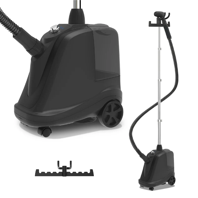 SteamOne Vertikaler Steamer Dampfglätter Schwarz 2000W - 3,5L Profi