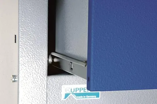 Küpper Sparset 70424-7, 120 cm, ultramarinblau, Werkbank, Hängeschrank, Lochwand