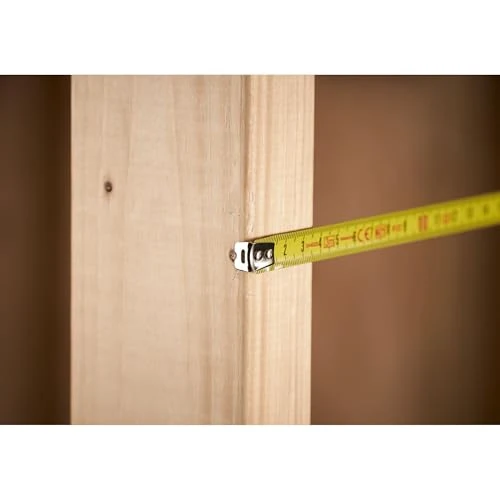 STANLEY Maßband Bandmaß/Messband Powerlock (aus Metall, Maßband 3 m lang, mit Gürtelclip, extra starkes Band, gebogen, beidseitige Skala, Mylar-Schutzschicht, Endhaken zweifach vernietet) 1-33-218
