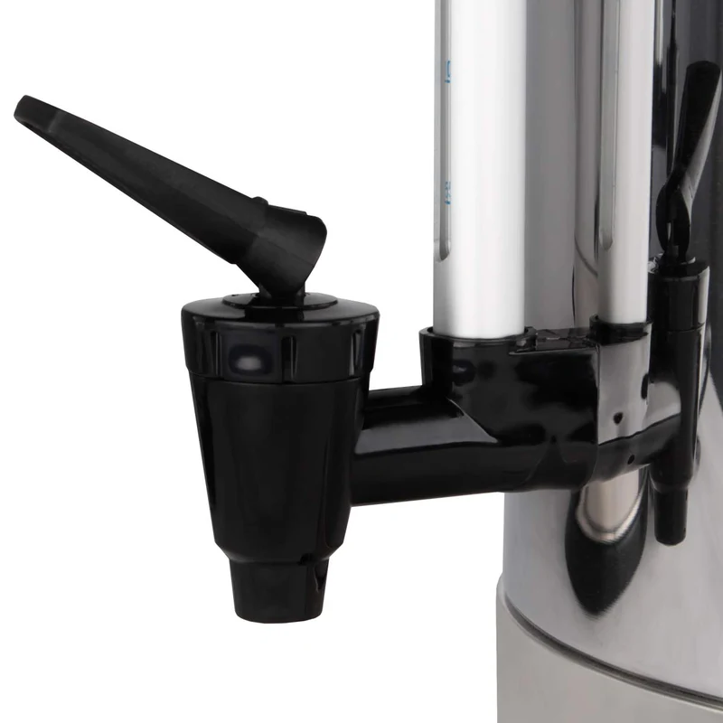 Beeketal 'BGK16' Gastro Rundfilter Kaffeemaschine 16 Liter, Edelstahl Filterkaffeemaschine doppelwandig mit 2 Heizsystemen (Brühen/Warmhalten), Füllstandsanzeiger und rosftreiem Permanent-Filter
