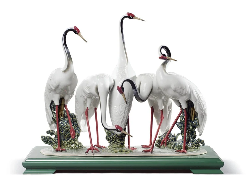LLADRO® Figur »Gruppe Kraniche - 45 cm« limitiert e Figuren 01008697