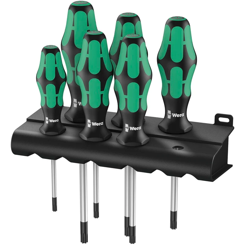 Wera 367/6 Schraubendrehersatz Kraftform Plus TORX® + Rack, 6-teilig, 05028062001