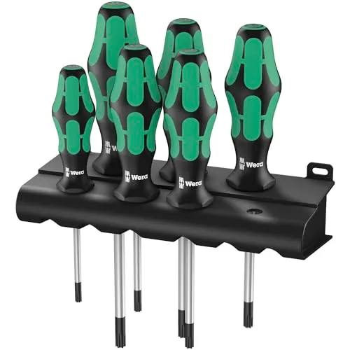 Wera 367/6 Schraubendrehersatz Kraftform Plus TORX® + Rack, 6-teilig, 05028062001