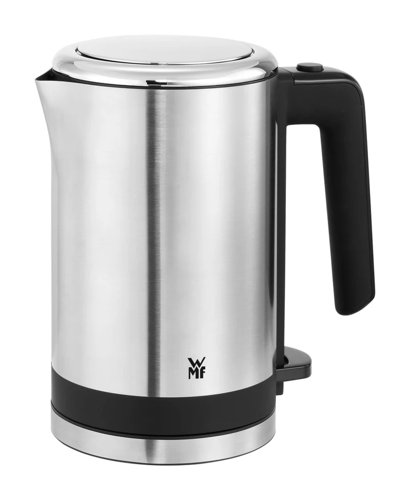 WMF Küchenminis Mini Reise-Wasserkocher Edelstahl 0,8l, elektrischer Wasserkocher mit Kalkfilter, 1800 W, kleiner Teekocher, edelstahl matt