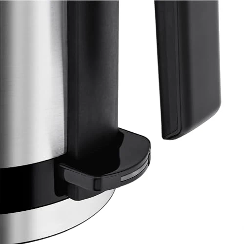 WMF Küchenminis Mini Reise-Wasserkocher Edelstahl 0,8l, elektrischer Wasserkocher mit Kalkfilter, 1800 W, kleiner Teekocher, edelstahl matt