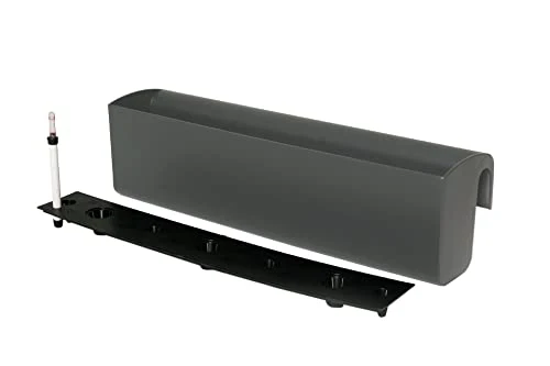 VIVANNO Balkonkasten 80 cm mit Halterung & Bewässerung BALKONA Classico