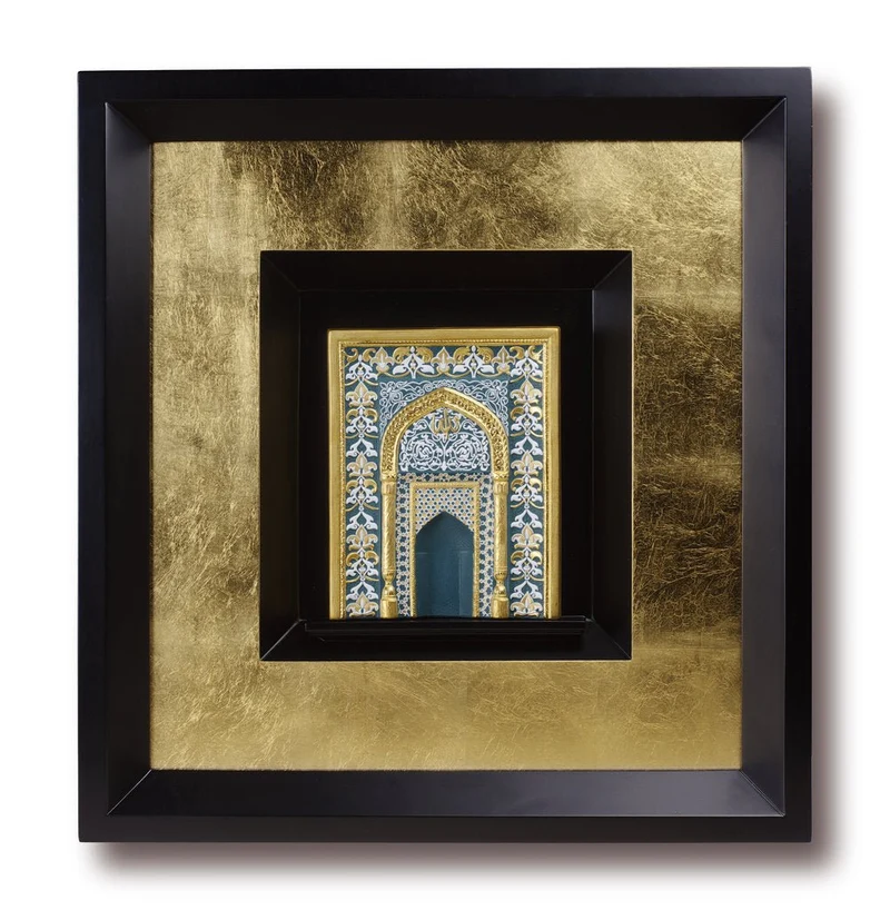 LLADRO® Bild »Mihrab - Grün (Gerahmt) - limitiert auf 200 Stück« 60 cm 01001952