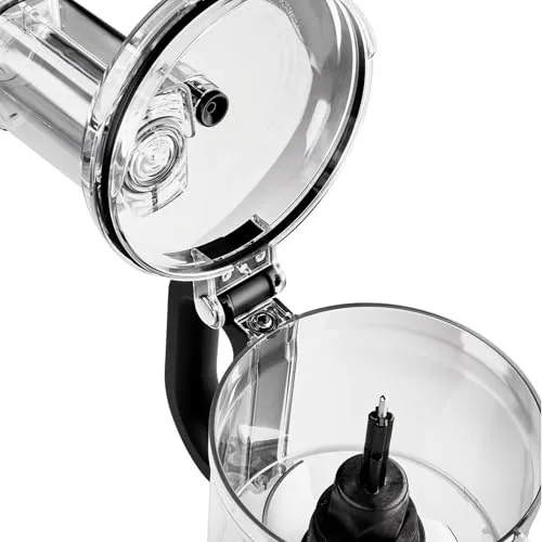 KitchenAid Food Processor - Kompakter Küchenmaschine mit 2 geschwindigkeitsstufen und Pulsfunktion - Zerkleinern, Kneten, Reiben und Schneiden - BPA-Frei - 1,7L Schüssel - 250 W - Schwarz