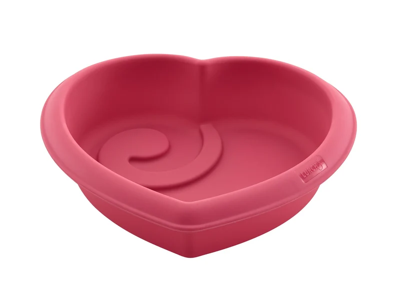 LURCH FlexiForm Herz 19cm Backform aus Silikon cotton candy