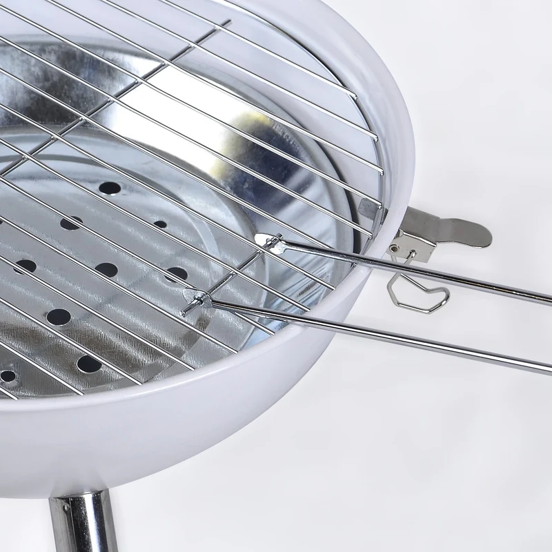 Mini Kugelgrill für Terrasse + Barbecue Ø 30 cm grün