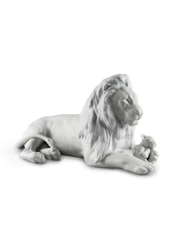 LLADRO® Figur Tiere 'Löwe mit Jungtier - 21x44cm' 01009454