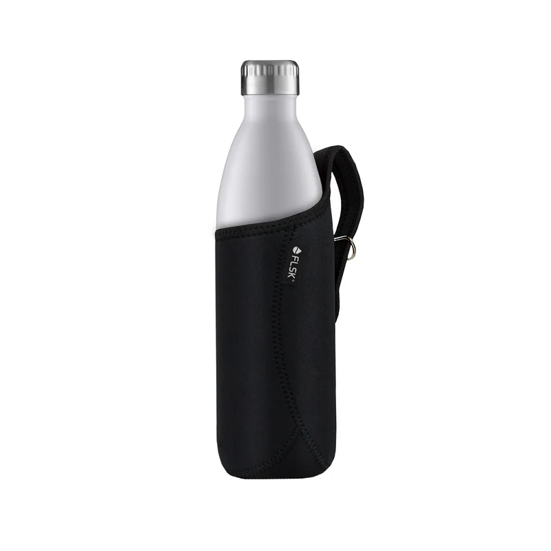 FLSK Isolierflasche 'Neoprentasche für 1000 ml Isolierflaschen - Schwarz'