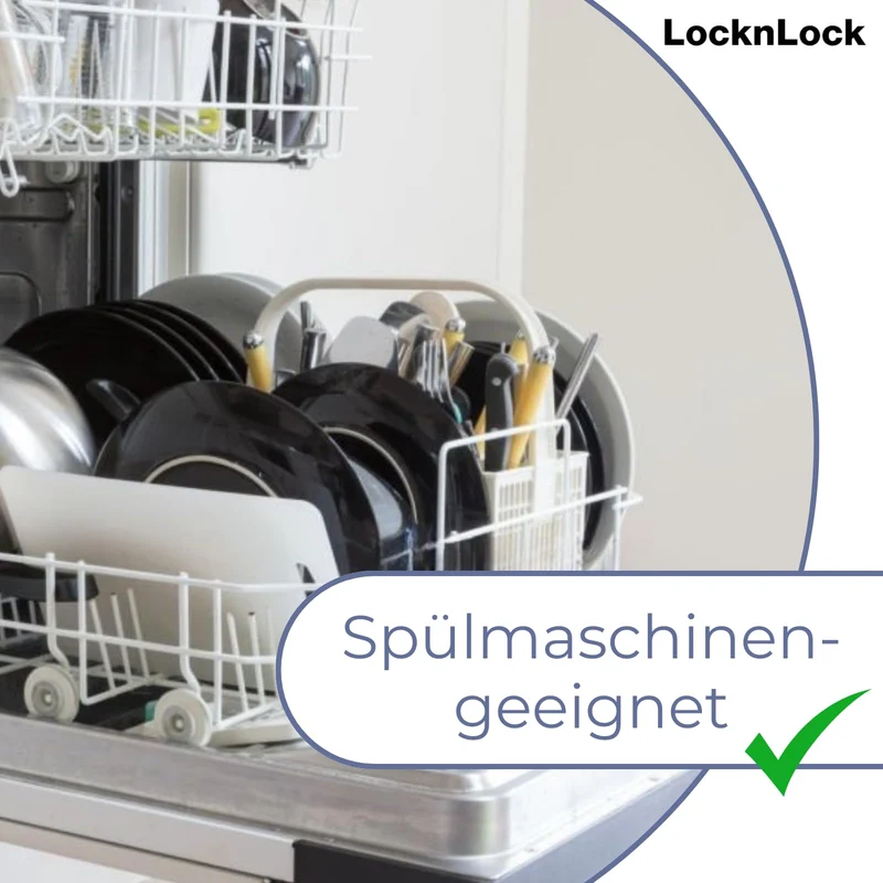 LocknLock PP Classic Vorratsdose mit Ablaufgitter | 3,4 L | 29,7 x 15,2 x 11,8 cm | 100 % luft- und wasserdicht | Gefrier-& Kühlschrank Organizer | Spülmaschinen-& Mikrowellengeeignet