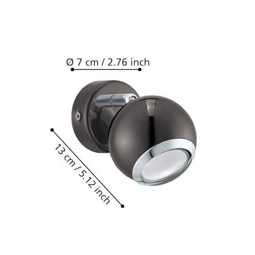 EGLO LED Wandlampe Bimeda, Wandleuchte Wandstrahler