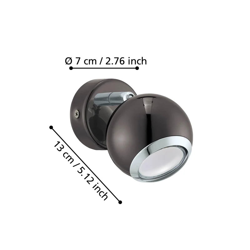 EGLO LED Wandlampe Bimeda, Wandleuchte Wandstrahler
