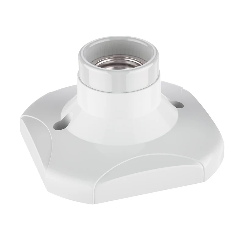ledscom.de Deckenleuchte/Lampenfassung ELEKTRA, weiß, 1x E27 max. 60W
