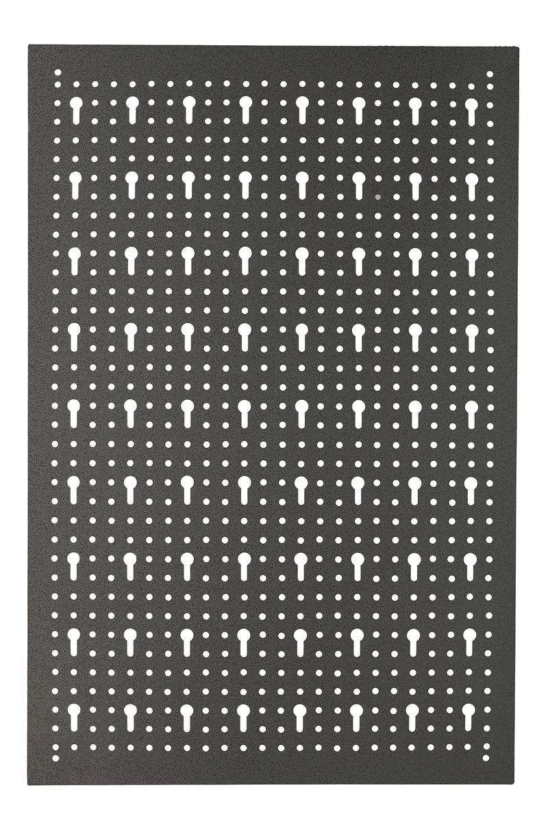 Ondis24 Werkzeugwand Lochwand aus Metall Werkstattwand mit Euro-Lochung 60 x 40 cm