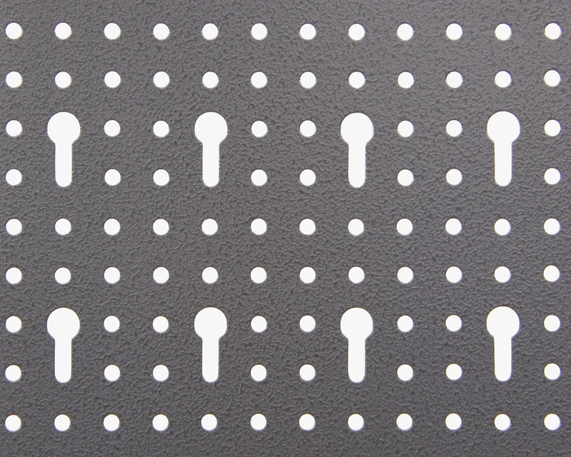 Ondis24 Werkzeugwand Lochwand aus Metall Werkstattwand mit Euro-Lochung 60 x 40 cm