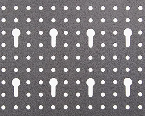 Ondis24 Werkzeugwand Lochwand aus Metall Werkstattwand mit Euro-Lochung 60 x 40 cm
