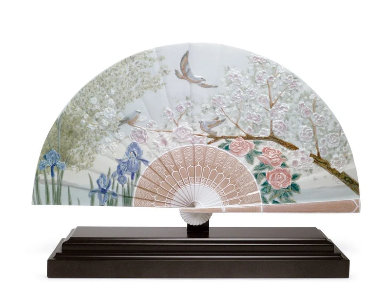 LLADRO® Figur »Fächer mit Schwertlilien Und Kirschbaum Lim. 2000 Stück« 01001936