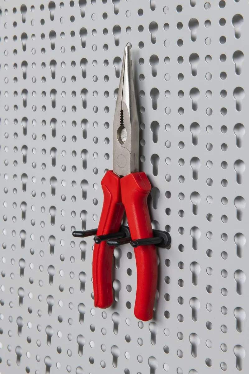 Kreher Werkzeugwand XXL aus Metall, inkl. Haken-Sortiment 52 Teile